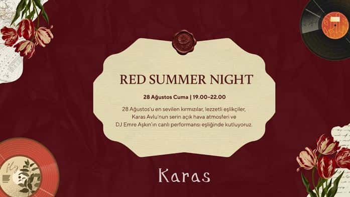 Red Summer Night — Canopy by Hilton İstanbul Taksim etkinlik görseli