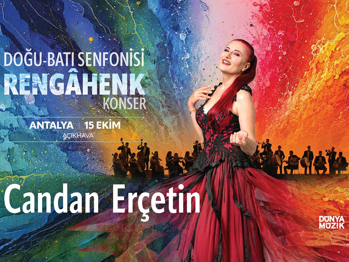 Candan Erçetin – Doğu Batı Senfonisi – Rengâhenk Konser — Antalya Açıkhava etkinlik görseli