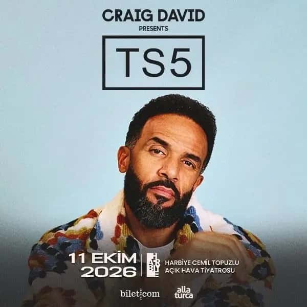 Craig David Presents: TS5 — Harbiye Cemil Topuzlu Açık Hava Tiyatrosu, İstanbul etkinlik görseli