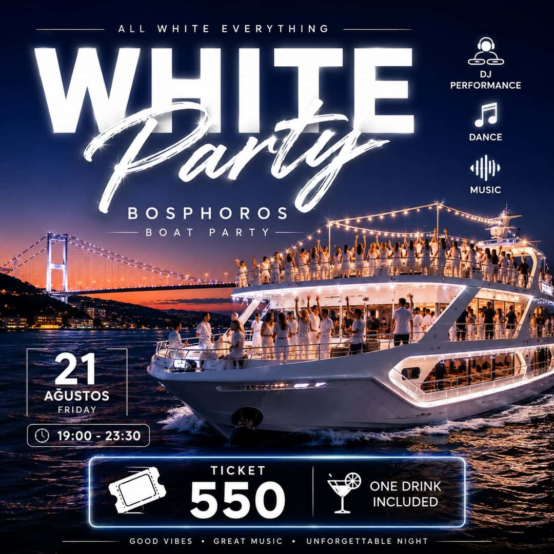 Boat Party (White Party) — karaköy, İstanbul etkinlik görseli