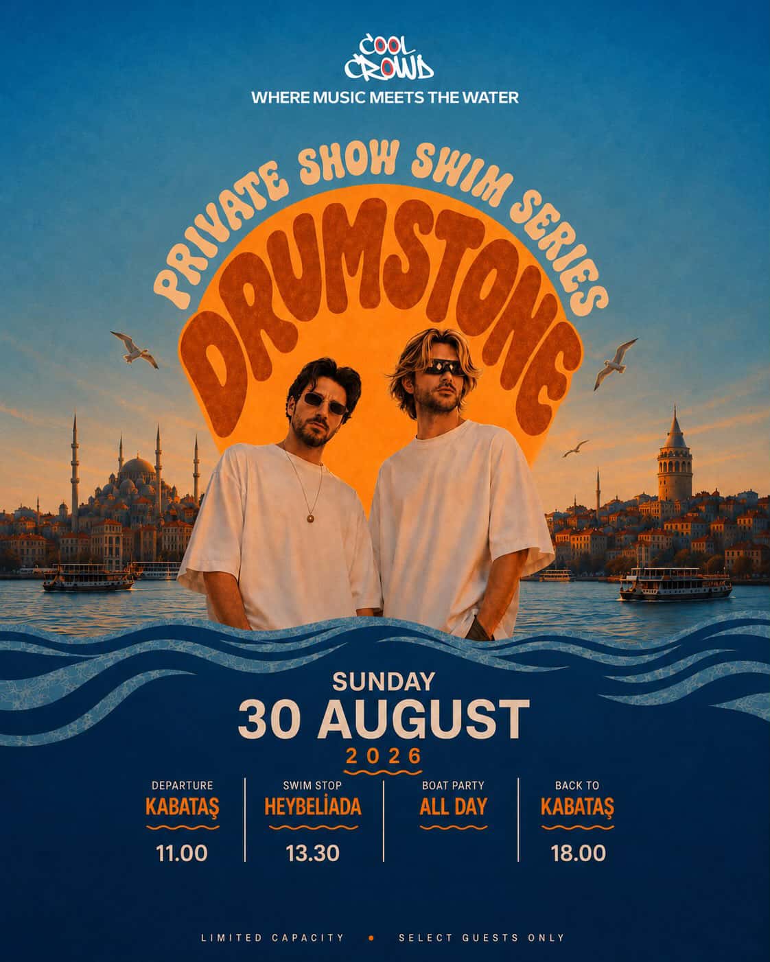 DRUMSTONE x PRIVATE SHOW SWIM SERIES — Kabataş İskelesi / Pier, İstanbul etkinlik görseli