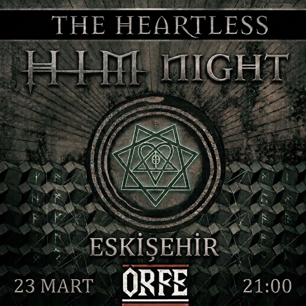 Eskişehir HIM Night by the Heartless — ORFE Rock Bar, Eskişehir etkinlik görseli