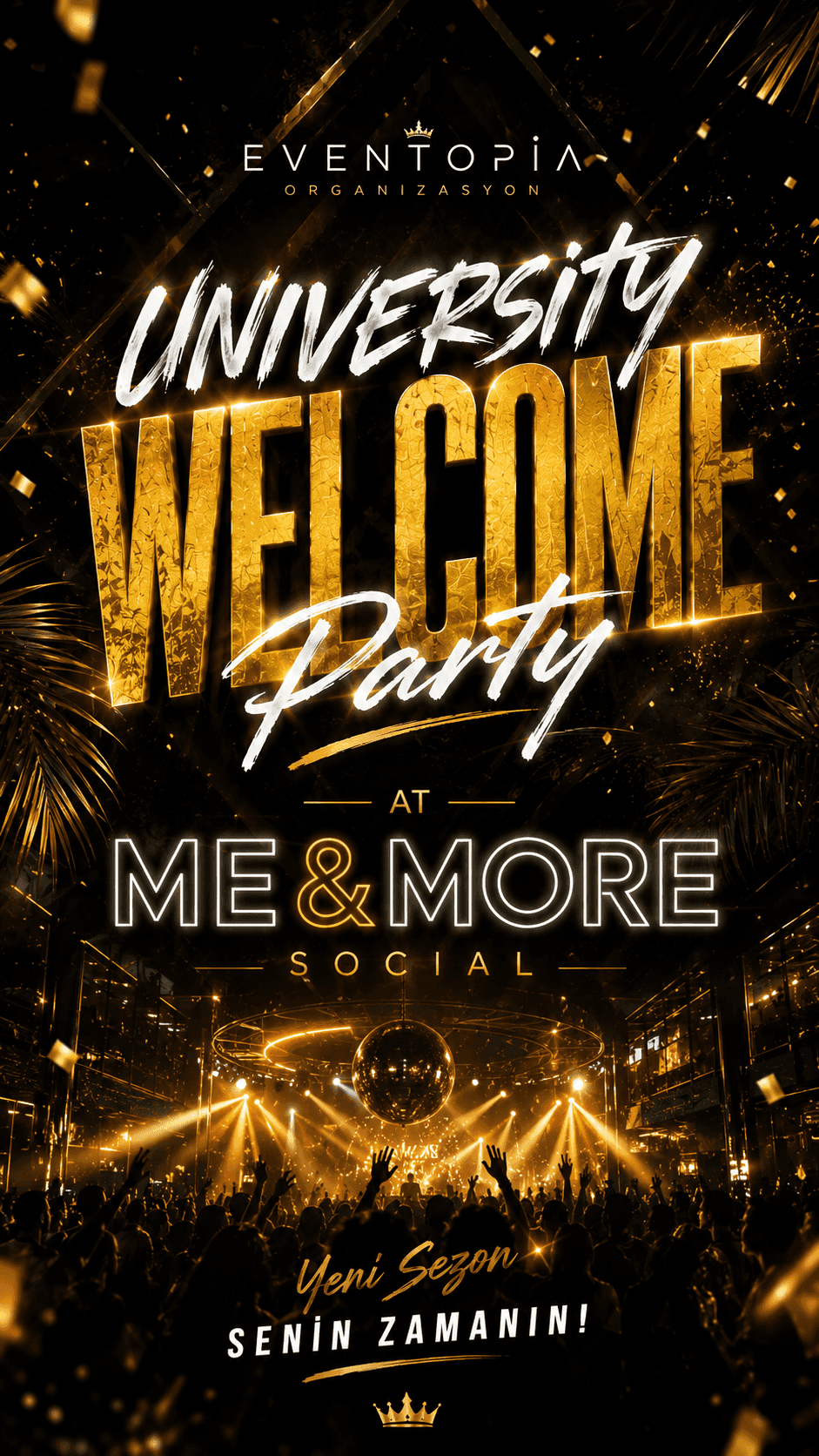 Eventopia University Welcome Party – Me More Social — Me More Social, İzmir etkinlik görseli