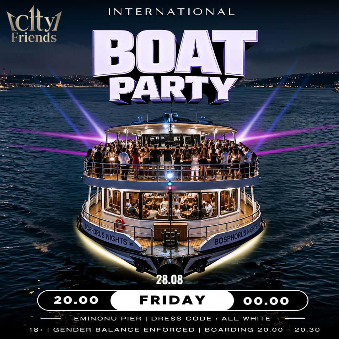 International Boat Party — Eminönü İskelesi / Pier, İstanbul etkinlik görseli