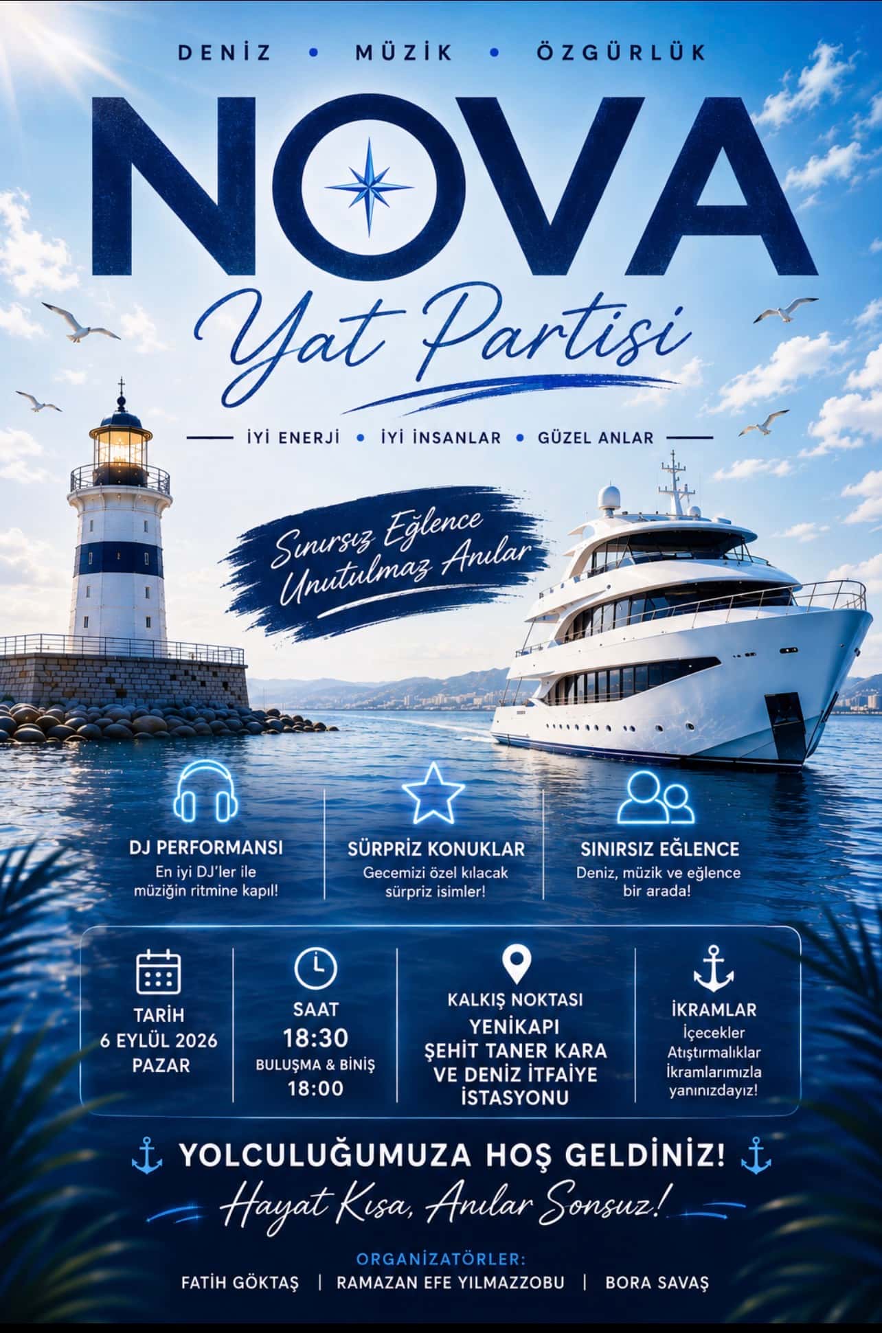 NOVA PARTY — Yenikapı Şehit Taner Çebi Kara ve Deniz İtfaiye İstasyonu, İstanbul etkinlik görseli