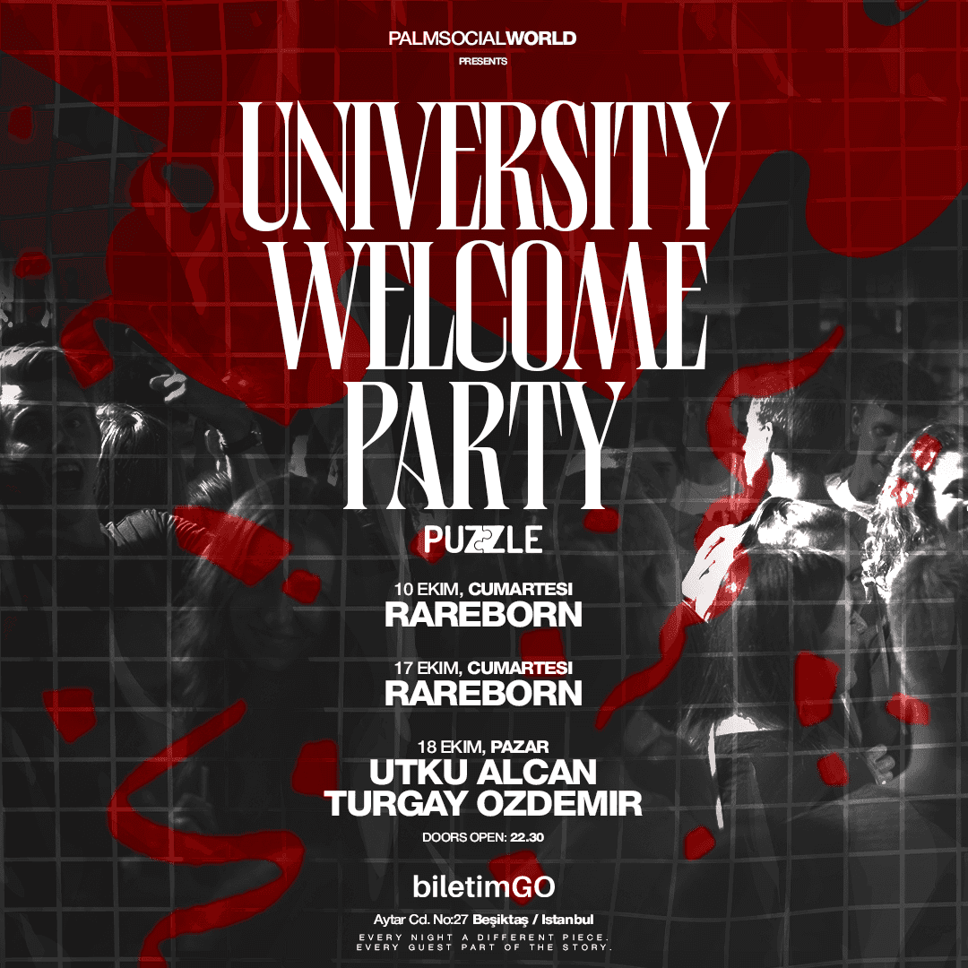 UNIVERSITY WELCOME PARTY — Puzzle Istanbul, İstanbul etkinlik görseli