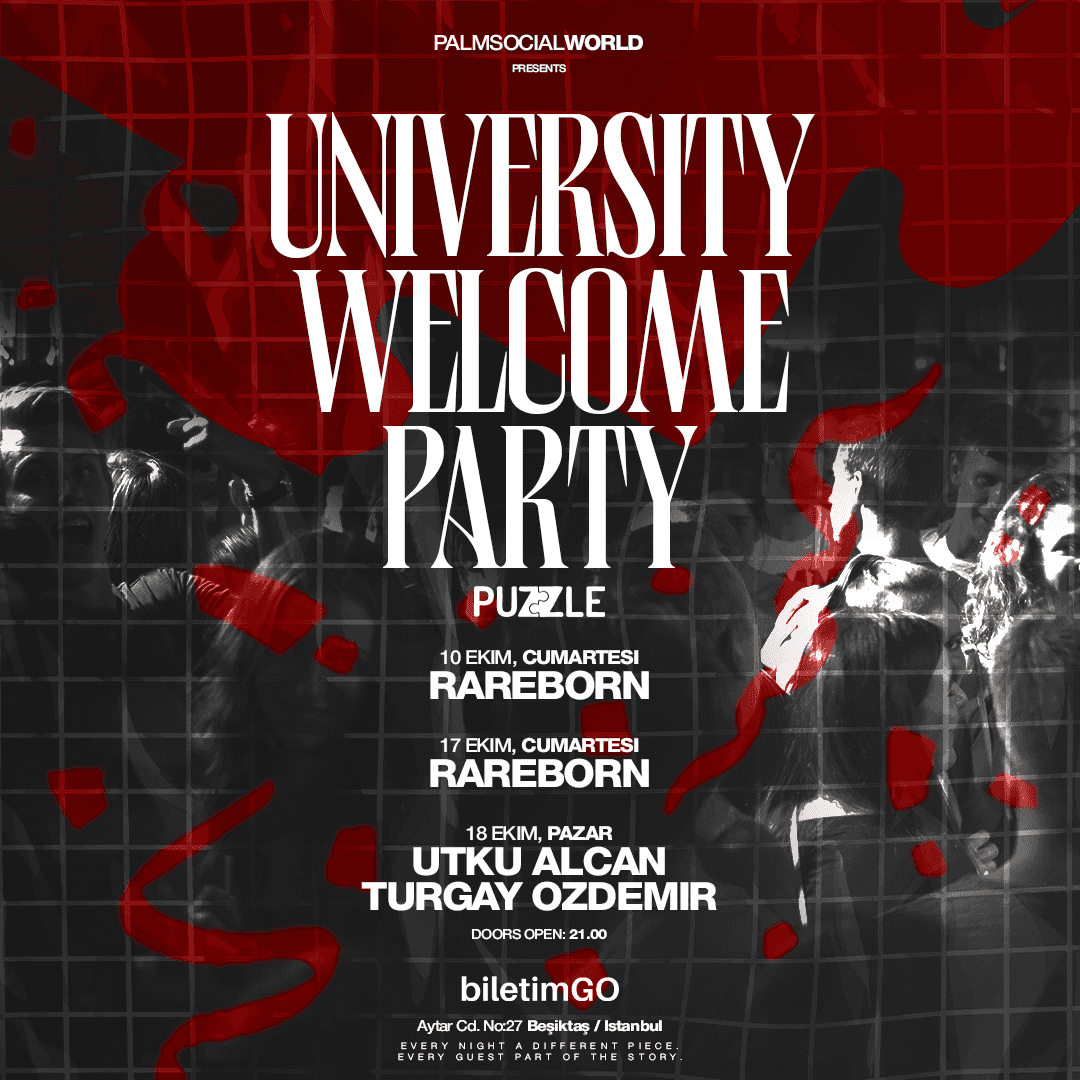 UNIVERSITY WELCOME PARTY — Puzzle Istanbul, İstanbul etkinlik görseli