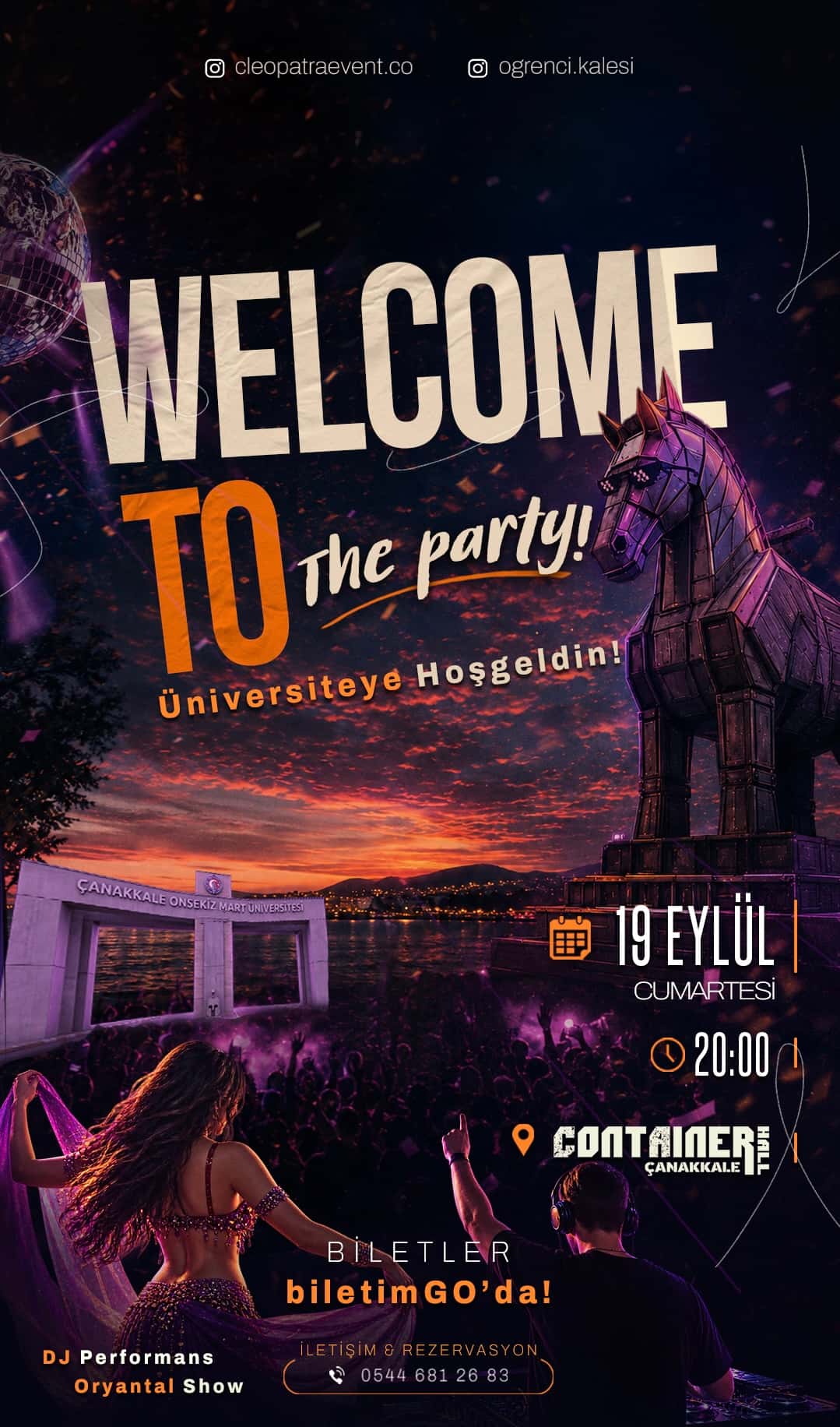 Welcome To ÇOMÜ — Container Hall Çanakkale etkinlik görseli
