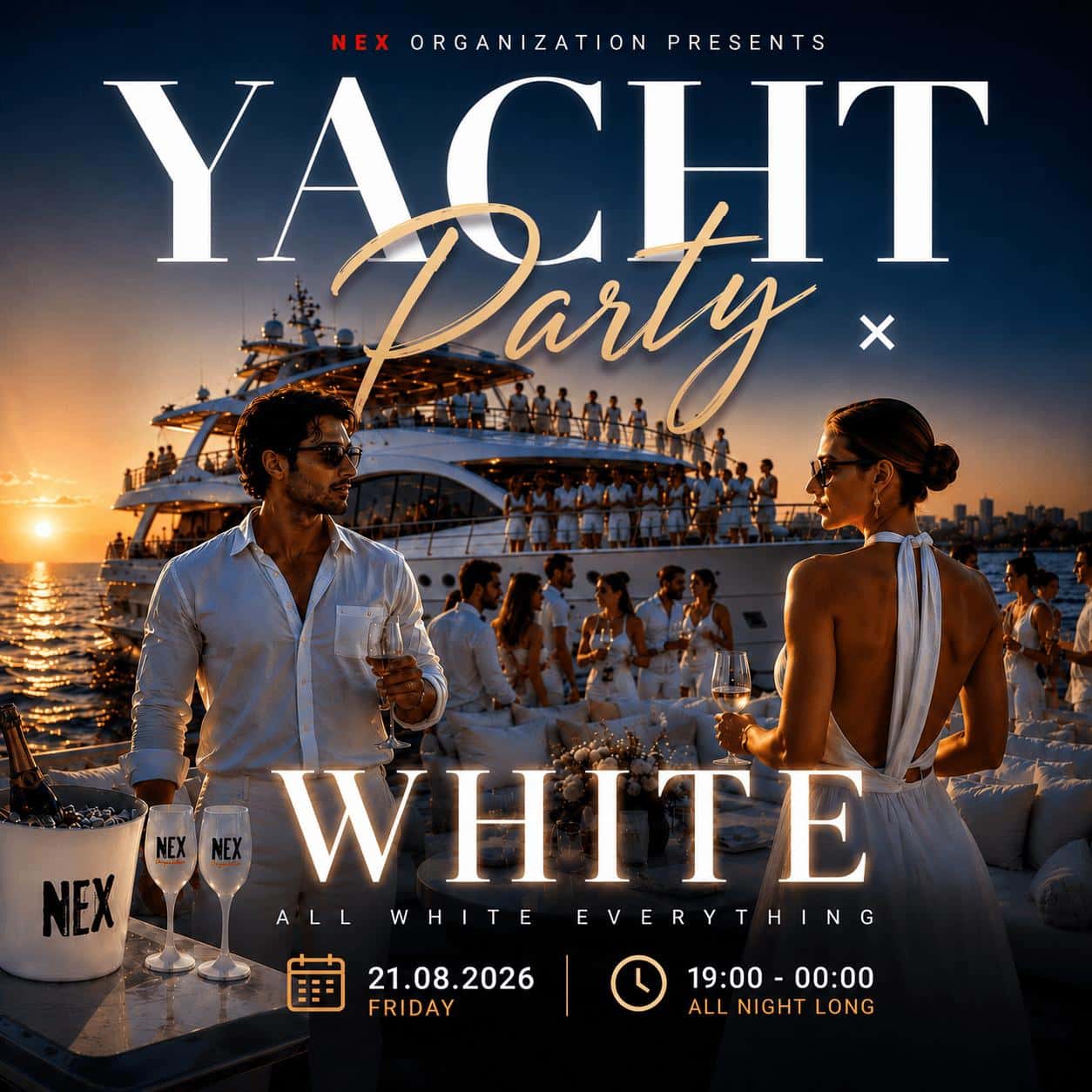 YACHT PARTY – WHITE EDITION — Karaköy İskelesi, İstanbul etkinlik görseli