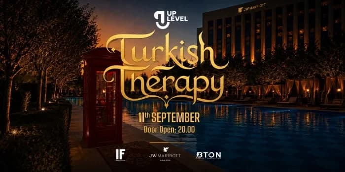 TURKISH THERAPY — JW Marriott Hotel Ankara - Pool Garden etkinlik afişi