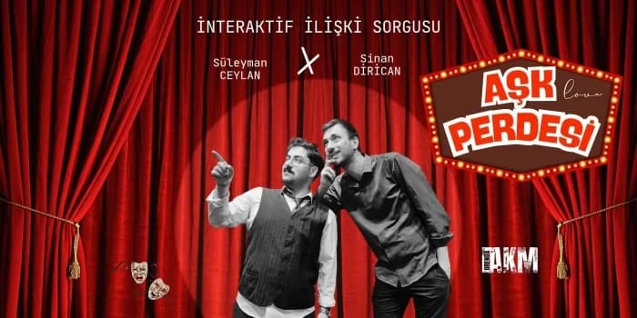 Aşk Perdesi — Çukurambar Kültür Sanat Merkezi, Ankara etkinlik afişi