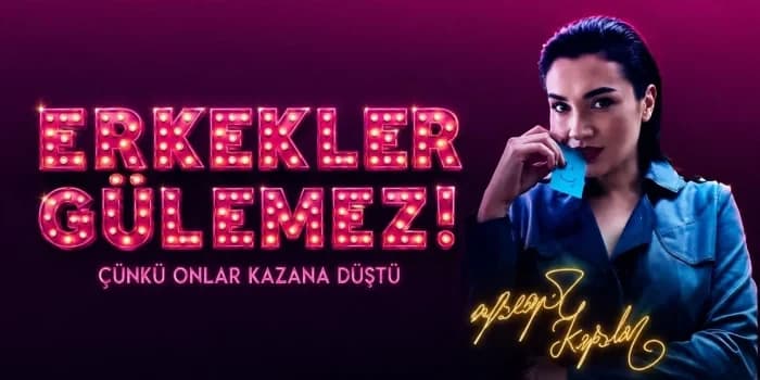 Erkekler Gülemez — Ankara etkinlik afişi