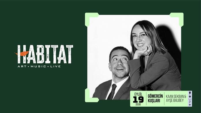 Gömercin Kuşları — HABİTAT Hilltown, İstanbul etkinlik afişi