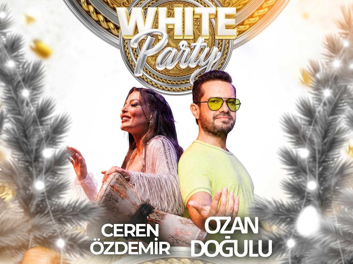 Ceren Özdemir-Ozan Doğulu White Party — Antalya Bahçe etkinlik görseli