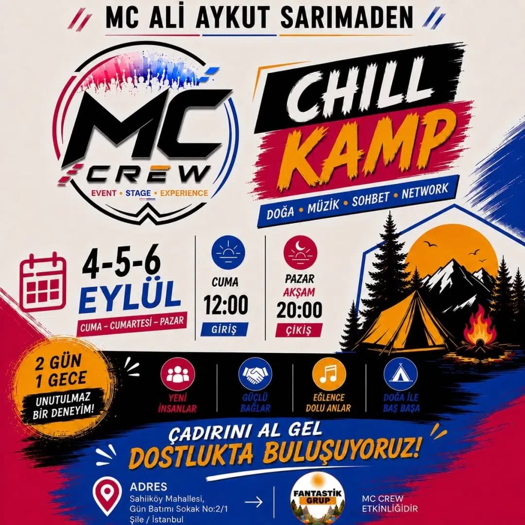Chill Camp — Iğdır etkinlik afişi