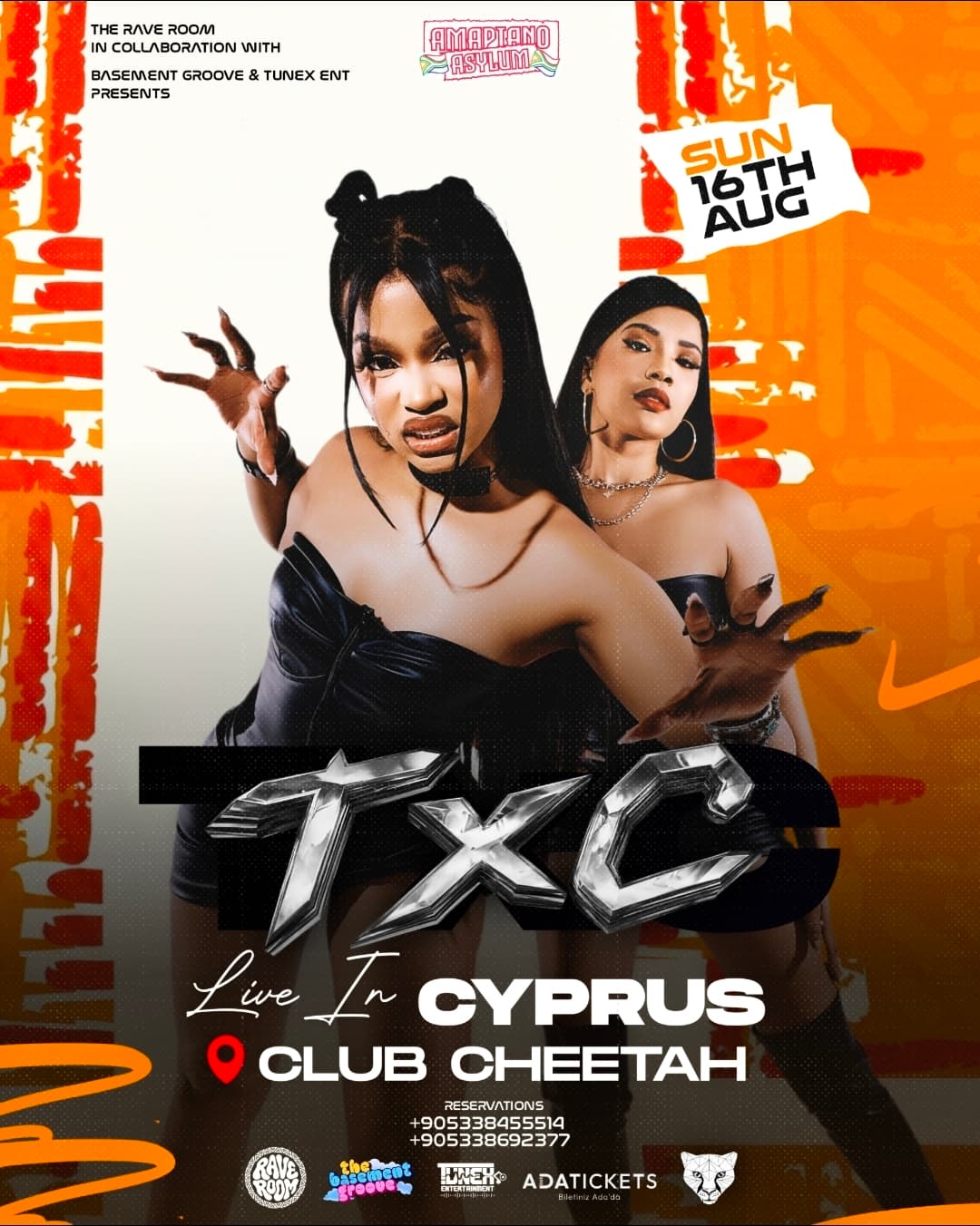 AMAPIANO ASYLUM: TxC LIVE IN CYPRUS — Cheetah etkinlik görseli