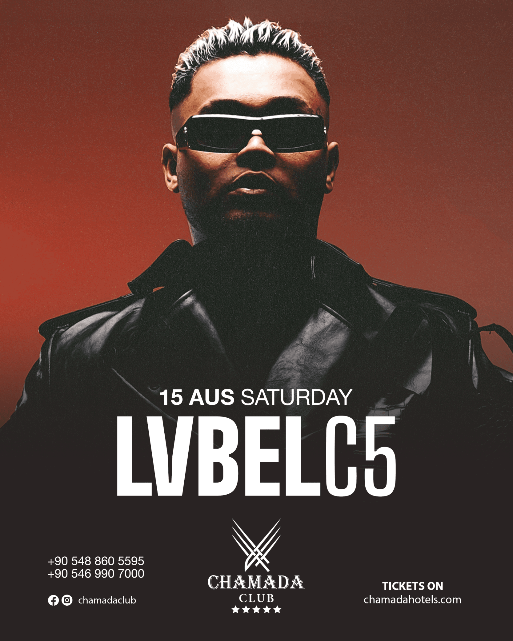 LVBEL C5 X CHAMADA CLUB — Chamada Club etkinlik görseli