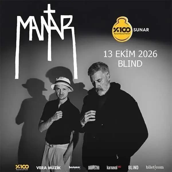 %100 Metal Sunar: Mantar — Blind İstanbul etkinlik görseli