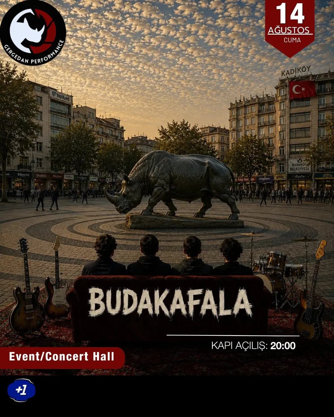 Budakafala — Gergedan Performance Hall, İstanbul etkinlik görseli