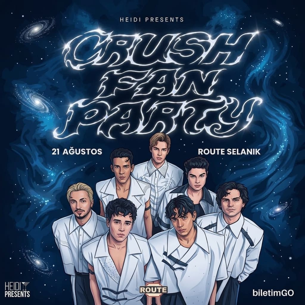 CRUSH FAN PARTY ANKARA — Route Selanik Ankara etkinlik görseli
