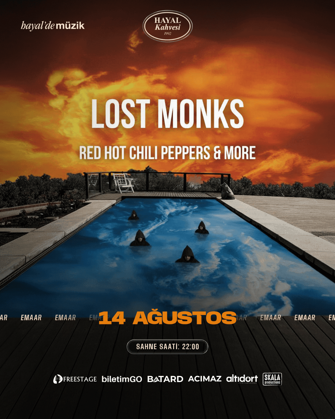LOST MONKS KONSERİ — Hayal Kahvesi Emaar, İstanbul etkinlik görseli
