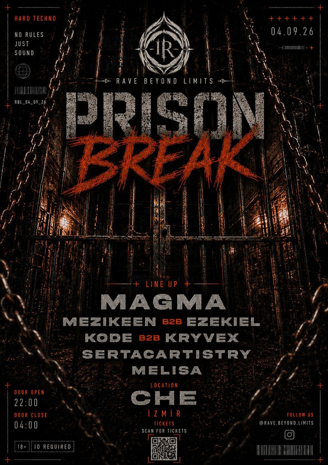 Prison Break — Che İzmir etkinlik afişi