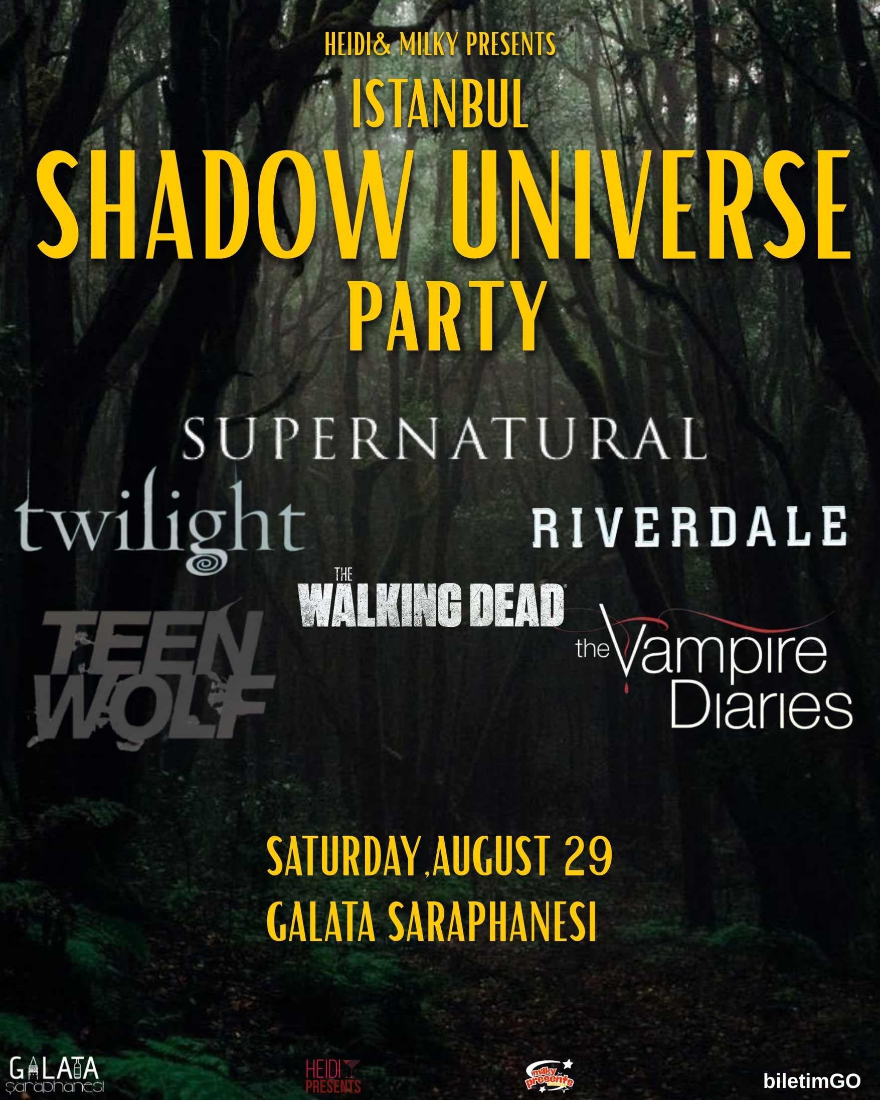 SHADOW UNIVERSE PARTY — Galata Şaraphanesi, İstanbul etkinlik görseli