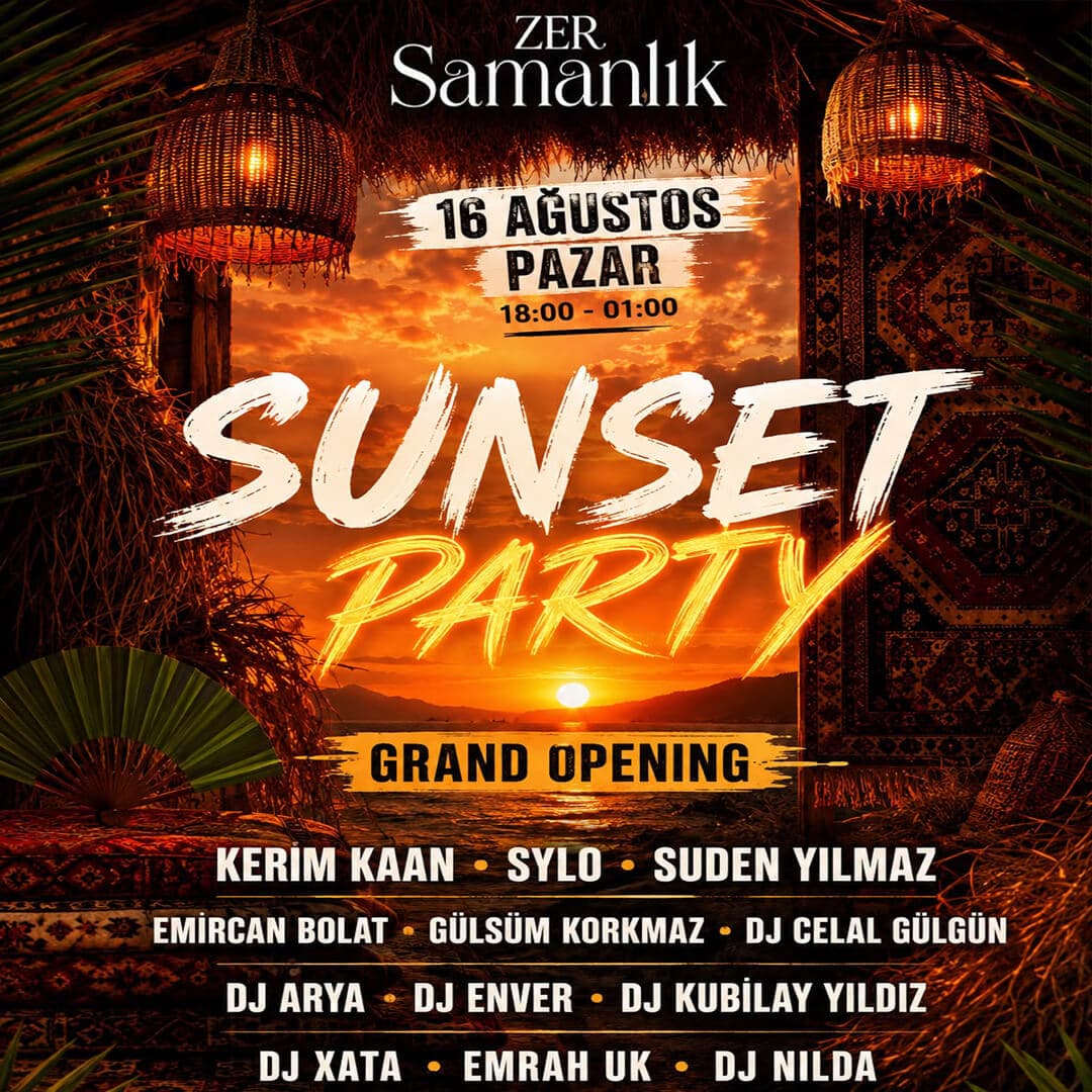 Sunset Party — ZER Samanlık, Antalya etkinlik görseli