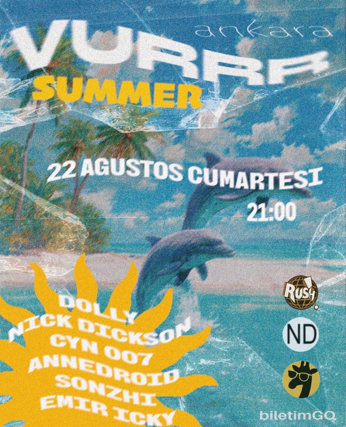 VURRR SUMMER ANKARA — Zürafa PSM, Ankara etkinlik görseli