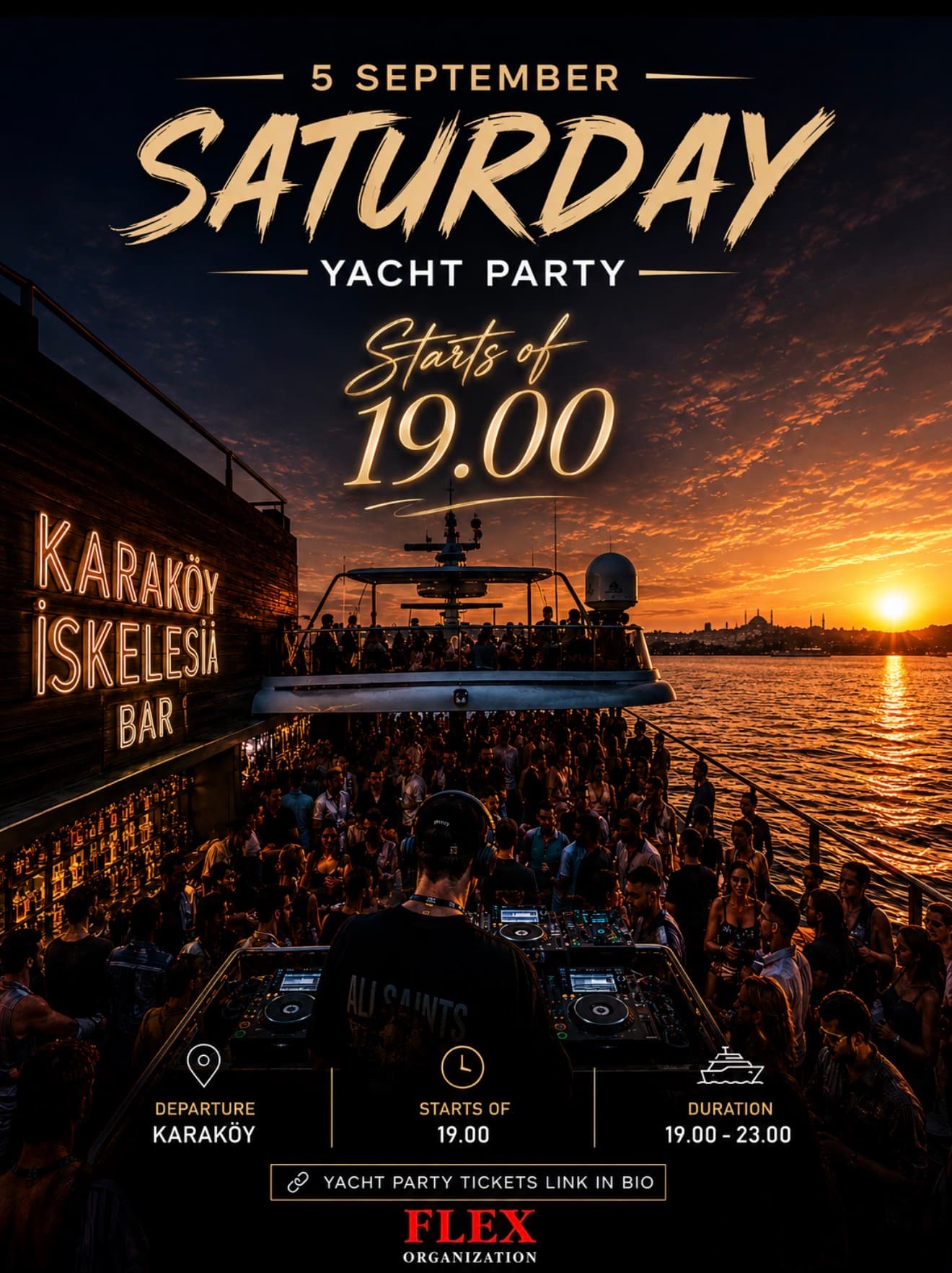 Yacht Party — Karaköy İskelesi, İstanbul etkinlik görseli