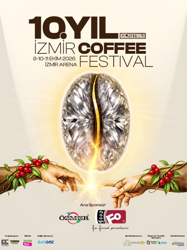 10. İzmir Coffee Festival — İzmir Arena etkinlik afişi