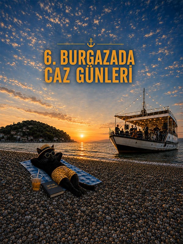 6. Burgazada Caz Günleri — Kalpazankaya Plajı, İstanbul etkinlik afişi