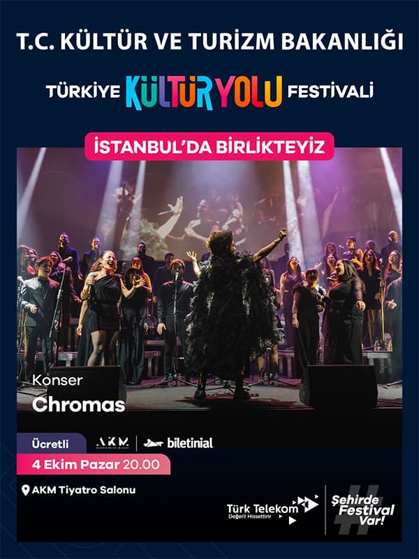 Chromas — Atatürk Kültür Merkezi, İstanbul etkinlik afişi