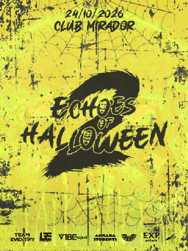 Echoes of Halloween II — Club Mirador, Ankara etkinlik afişi