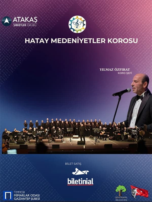 Hatay Medeniyetler Korosu — Çorum Ticaret ve Sanayi Ticaret Odası Konferans Salonu etkinlik görseli