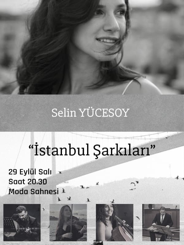 İstanbul Şarkıları — Moda Sahnesi, İstanbul etkinlik afişi