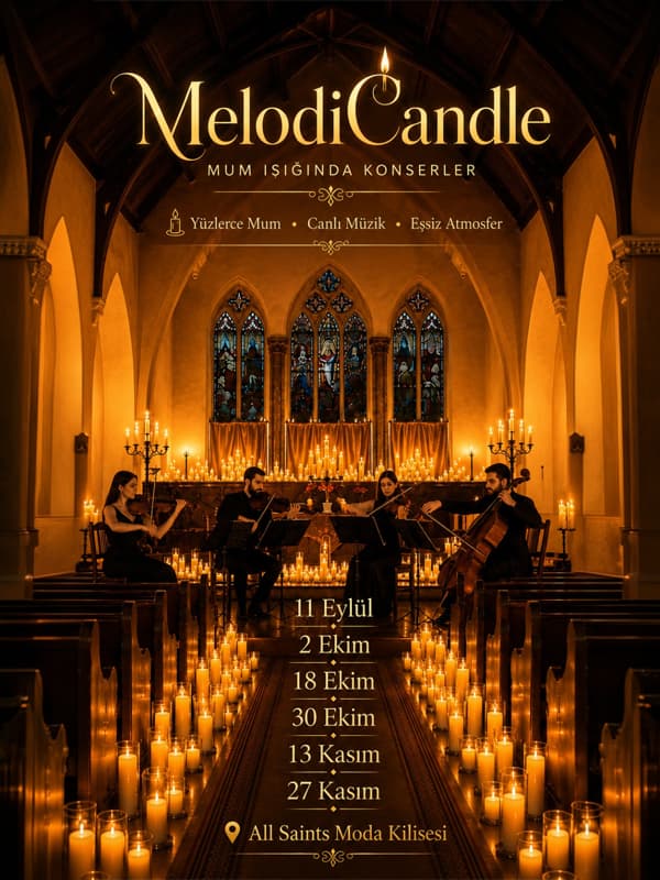 Melodic Candle — All Saints Moda Kilisesi, İstanbul etkinlik görseli