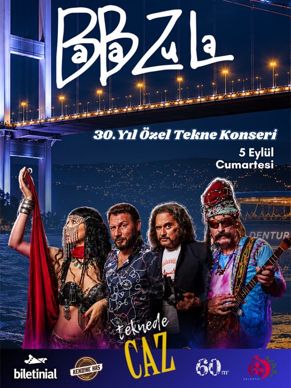 BaBaZuLa 30. Yıl Özel Tekne Konseri — Üsküdar Dentur İskelesi, İstanbul etkinlik görseli