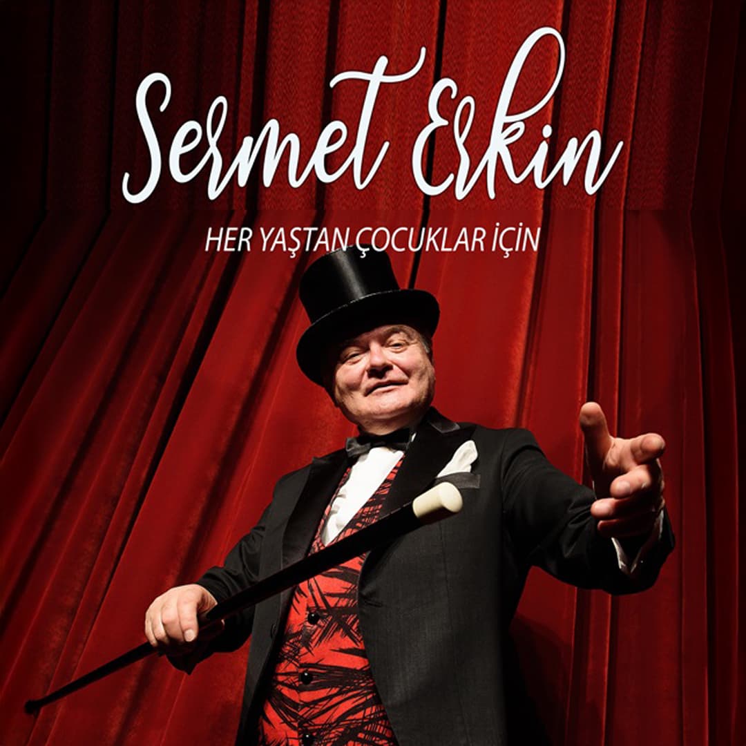 Sermet Erkin-İllüzyon Gösterisi — Mersin Mezitli Amfi Tiyatrosu etkinlik görseli