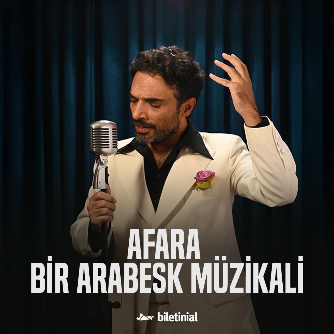 AFARA – Bir Arabesk Müzikali — Bostancı Gösteri Merkezi, İstanbul etkinlik afişi