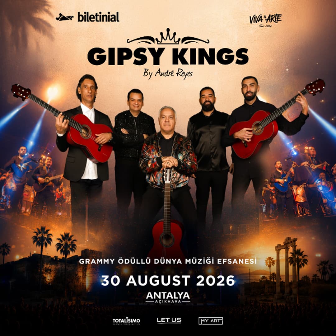 Gipsy Kings by Andre Reyes — Antalya Açıkhava etkinlik görseli
