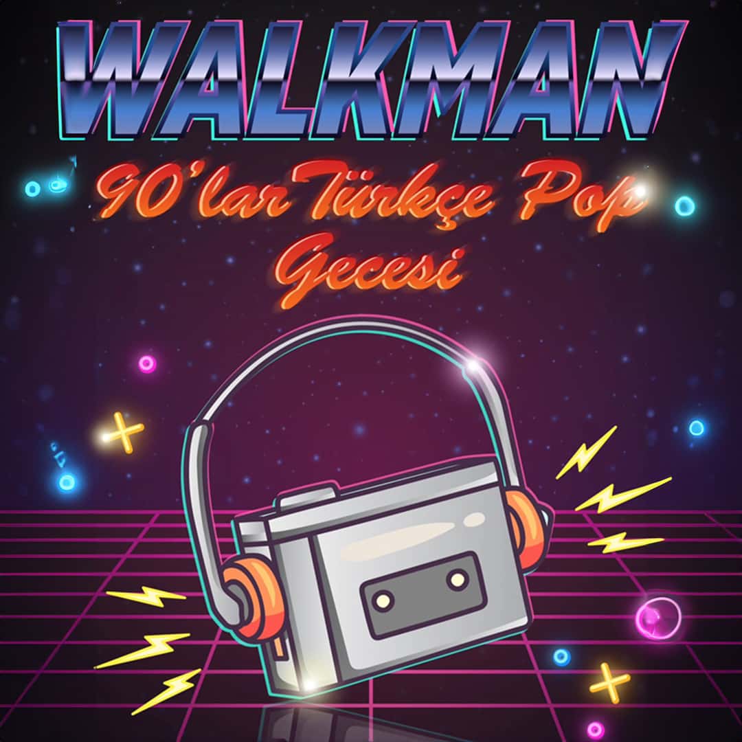 WALKMAN 90’lar Türkçe Pop Gecesi — Jolly Joker Mersin etkinlik görseli