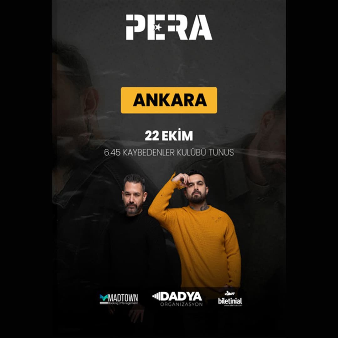 Pera Konseri — 6:45 Kaybedenler Kulübü Ankara etkinlik afişi