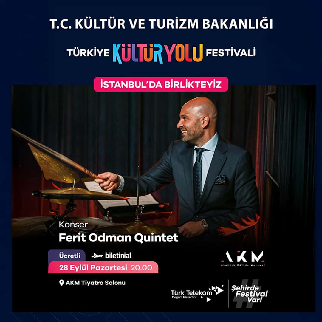 Ferit Odman Quintet — Atatürk Kültür Merkezi, İstanbul etkinlik görseli