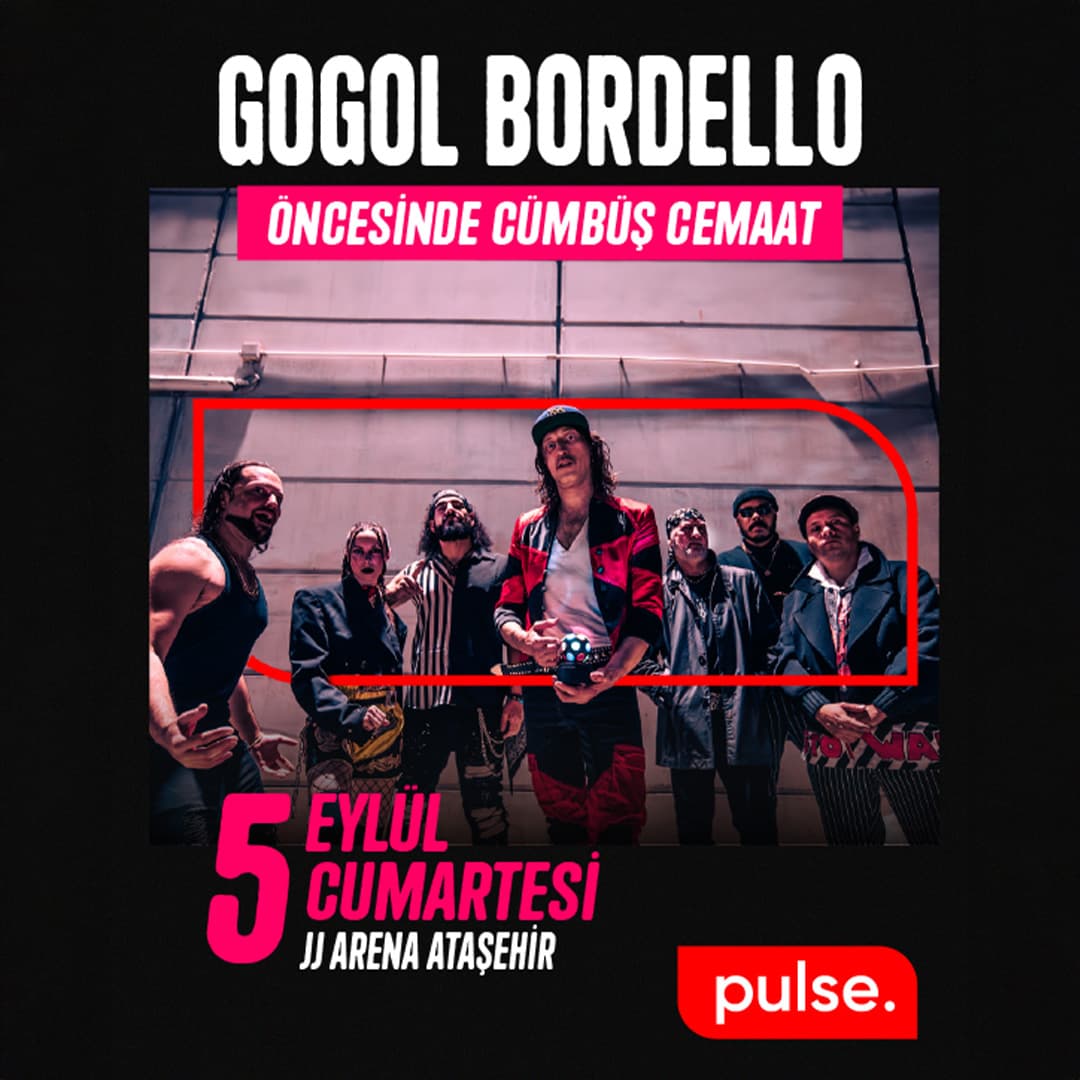Gogol Bordello — JJ Arena Ataşehir, İstanbul etkinlik afişi