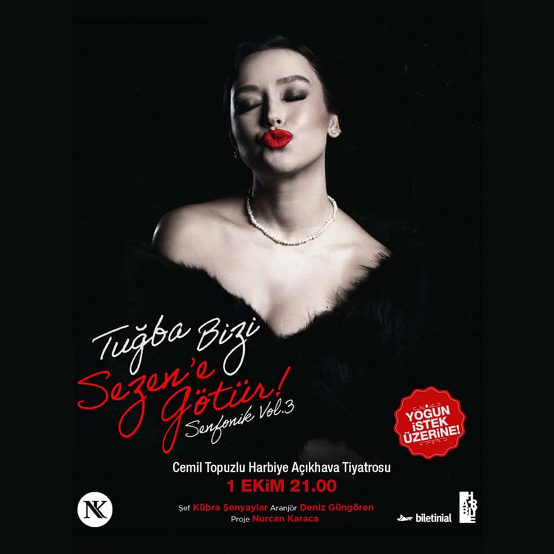 Tuğba Bizi Sezen’e Götür! Senfonik Vol.3 — Harbiye Cemil Topuzlu Açıkhava Sahnesi, İstanbul etkinlik görseli