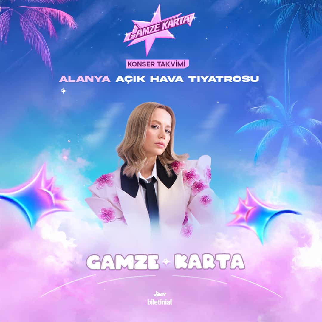 Gamze Karta — Aktüel Açıkhava Sahnesi – Antalya (Kepez Açıkhava Tiyatrosu) etkinlik görseli