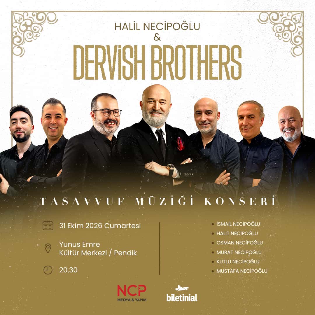 Halil Necipoğlu & Dervish Brothers — Pendik Yunus Emre Kültür Sanat Merkezi, İstanbul etkinlik görseli