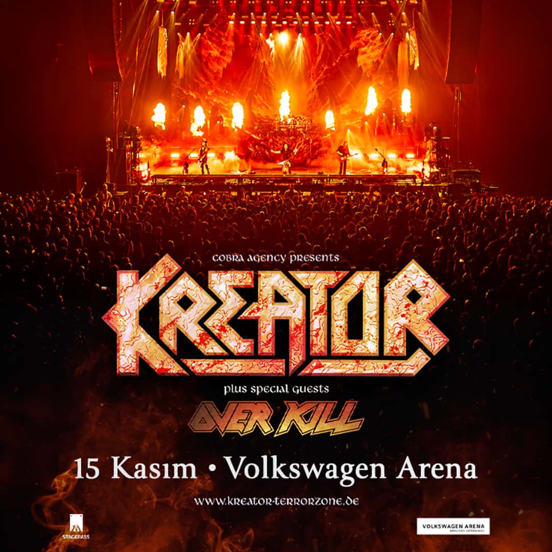 Kreator & Overkill — Volkswagen Arena ..., İstanbul etkinlik görseli