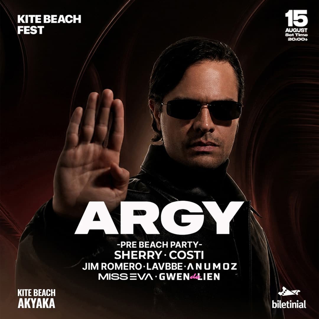 Argy @Kite Beach Fest — Kite Beach Akyaka, Muğla etkinlik görseli